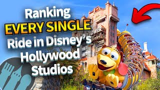 Ranking EVERY SINGLE Ride in Disney’s Hollywood Studios [upl. by Eisaj]