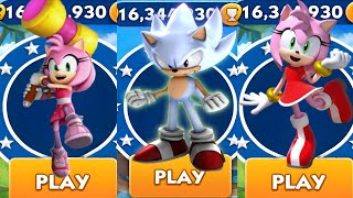 Sonic Dash  Paladin Amy VS Hyper Sonic VS Jingle Amy  Movie Sonic vs All Bosses Zazz Eggman [upl. by Oznecniv47]