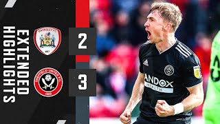 Barnsley 23 Sheffield United  Extended EFL Championship highlights [upl. by Myca549]