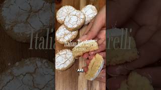 34100  Italian Ricciarelli italian cookies bakingrecipes easyrecipes [upl. by Annoeik]