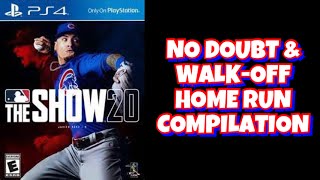 MLB® The Show™ 20 No DoubtWalkOff Home Runs The ULTIMATE Compilation PlayStation 4 [upl. by Aibar134]