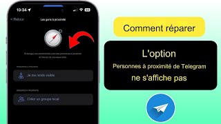 Comment résoudre le problème de nonaffichage des personnes à proximité sur Telegram [upl. by Assenna]