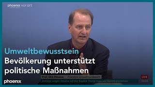 Vorstellung der Studie „Umweltbewusstsein in Deutschland 2022“ [upl. by Netsruk936]