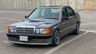 Mercedes 190e W201🔥 evo body sport line finition 1990 🇩🇿DZ stance🇩🇿 ‏ما شاء الله ❤️ [upl. by Reldnahc510]