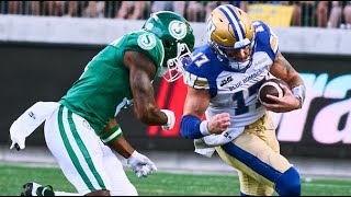 CFL 2024 Recap Winnipeg  Saskatchewan  Week 13 [upl. by Jehiah617]