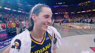 CC Interview After Her 2nd TRIPLE DOUBLE at the Fever WIN Over The LA Sparks [upl. by Enelrahc]