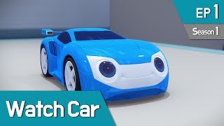 Power Battle Watch Car S1 EP01 My Friend Watch Car 01 English Ver [upl. by Elfrida]