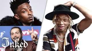 Tylah Yaweh Reacts To Rappers Face Tattoos  INKED [upl. by Ezmeralda]