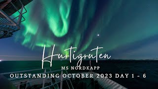 Outstanding October  Hurtigruten MS Nordkapp Day 1  6 [upl. by Cornwell]