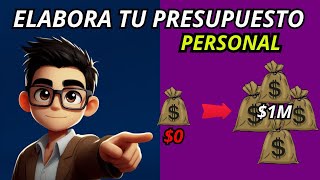 COMO hacer UN PRESUPUESTO PERSONAL En Excel [upl. by Gnivri276]