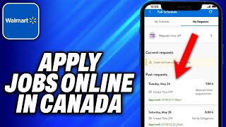 How To Apply Walmart Jobs Online in Canada 2024  Easy Fix [upl. by Waddell164]