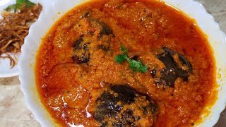 Bangalore Wedding Style Brinjal Curry Brinjal Curry for Biryani Side bangalorerecipe rehabkitchen [upl. by Nazar]