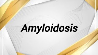 Amyloidosis  by Prof Dr Mohamed Elshayeb [upl. by Weirick]