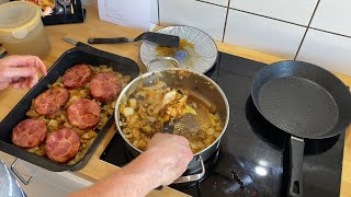 Schmorkohl mit Kasseler und Bratkartoffeln [upl. by Asiled]