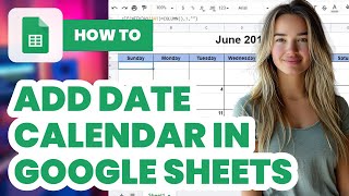 How to Add Date Calendar in Google Sheet 2024  Easy Guide [upl. by Windy]