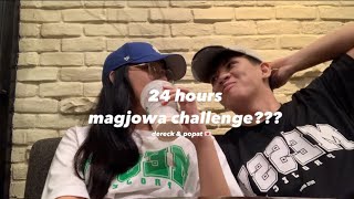 dereck w popat ☻  24 hours magjowa challenge👀 [upl. by Madora263]