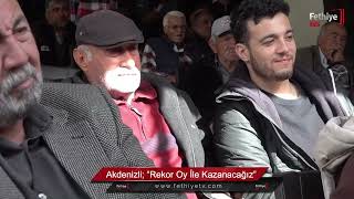 Akdenizli “Rekor Oy İle Kazanacağız” [upl. by Adnelg]