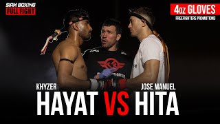 4oz MUAY THAI  Khyzer Hayat vs Jose Manuel Hita  Freefighters Promotions [upl. by Hurwitz]