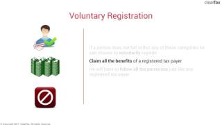 Hindi Voluntary Registration for GST [upl. by Anirbes]