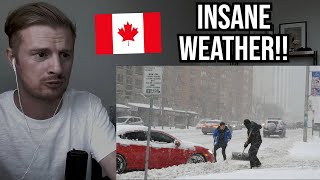 Reaction To Extreme Canadian Snow Storm [upl. by Yacov354]