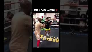 Tank Davis Pad Work With Floyd Mayweather 🥊 boxing [upl. by Bayless109]