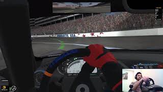 Mazda MX5 Charlotte Motor Speedway pistin altını üstüne getiriyoruz  iRacingcom Logitech g29 [upl. by Jaynell]