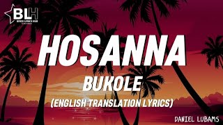 Hosanna bukole alleluia  Daniel Lubams English Translation Lyrics [upl. by Wilfred]