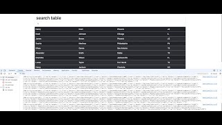 Abstract problemsolving decouple the search logic from the DOM Search HTML Tables with JavaScript [upl. by Keller]