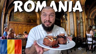 Overeating Romanian Traditional Food In Bucharest Romania 🇷🇴 [upl. by Aramak209]