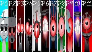 Phase 1 vs Phase 2 vs Phase 34 vs Phase 56 vs Phase 78 vs Phase 910 vs Phase 11  Sprunki Mix [upl. by Jolee298]