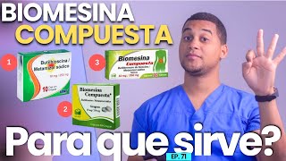 BIOMESINA COMPUESTA PARA QUE SIRVE  3 COSAS  MEDICAMENTOS [upl. by Sissie]