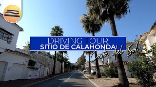 Driving Tour Sitio de Calahonda  Costa del Sol  Spain [upl. by Oinotnas]