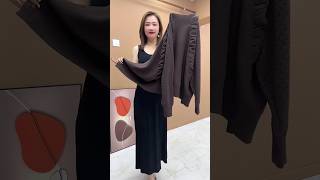 new Korean version brown winter long sweater for womens trendingfashion fashiontrands [upl. by Andrew]