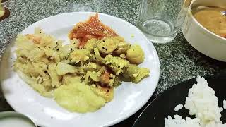 ஓட்டல் உணவு  restaurant meal with beef chilly [upl. by Eade]