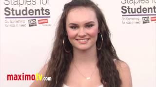 Madeline Carroll quotStaples For Studentsquot Teen Choice Awards After Party ARRIVALS [upl. by Anirtek351]