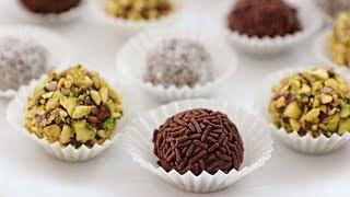 Brigadeiro Recipe  Brazilian Chocolate Truffles [upl. by Ariad]