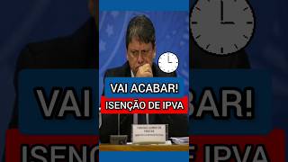 VAI ACABAR ISENÇÃO DE IPVA PCD FIM DO IMESC À PORTA MAS [upl. by Assennev489]