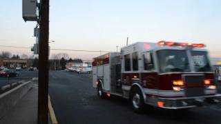 East Greenville Fire Department Engine 38 responding [upl. by Krongold]