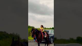 Horse 🐎 Riding  horse horses ghoda horseriding horselover ytvideo shortsfeed dhruhi [upl. by Retloc]