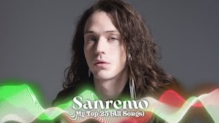 🇮🇹 Italy 2022 Sanremo  My Top 25 All Songs [upl. by Marta]