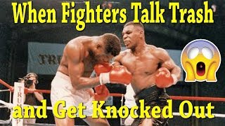 When Fighters Talk Trash And Get Knocked Out  Tyson vs Biggs [upl. by Annoya575]