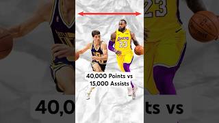 40000 Points vs 15000 Assists Which NBA Achievement is more impressive nba [upl. by Lavoie]