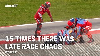 Big drama in the final laps 😱  MotoGP [upl. by Hannej]