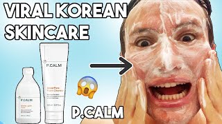 Testing Viral KBeauty Products PCALM skincare review great for acne amp vegan [upl. by Kuehn]