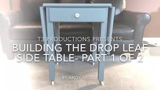 Woodworking Building the Drop Leaf Side Table Part 1of 2 [upl. by Warder136]