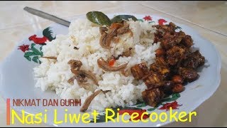 Resep Masakan Sederhana Nasi Liwet Ricecooker  Nikmat dan Gurih [upl. by Nonac]