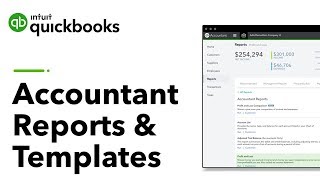 Accountant Reports and Templates in QuickBooks Online Accountant  QuickBooks Canada [upl. by Yrohcaz]