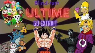 LE Blindtest ULTIME tous genre  50 extraits [upl. by Tereve696]