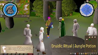 Ep 7  OSRS  Druidic Ritual Jungle Potion  Quest Cactus Ironman [upl. by Eivad]