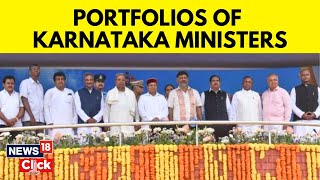 Karnataka Cabinet Ministers 2023 List Today  CM Siddaramaiah Allocates Portfolios To Ministers [upl. by Sayles539]